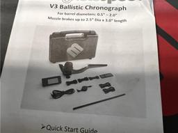 $BID PRICE X 2 - (2) BALLISTIC CHRONOGRAPHS: CQALDWELL & MAGNETOSPEED
