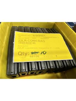 $BID PRICE X 10 - (10) .22-LR CONVERSION 20-ROUND MAGAZINES