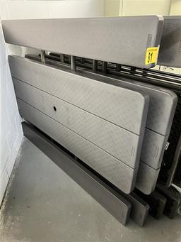 LIFETIME 6' PLASTIC FOLDING PICNIC TABLE