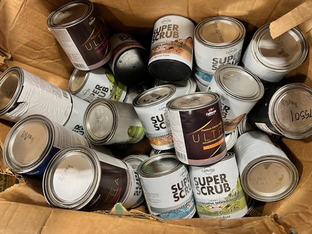 LOT: 2-PALLETS OF ASSORTED PAINTS & STAINS