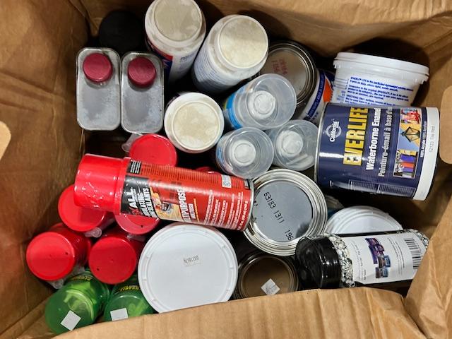 LOT: 2-PALLETS OF ASSORTED PAINTS & STAINS