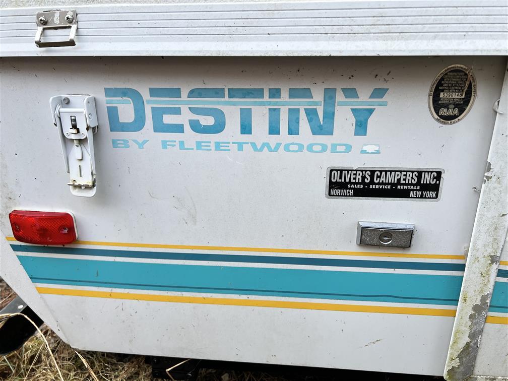 1994 DESTINY BY FLEETWOOD S/A POP UP TRAVEL CAMPER, VIN: 4CE696F18R7251351