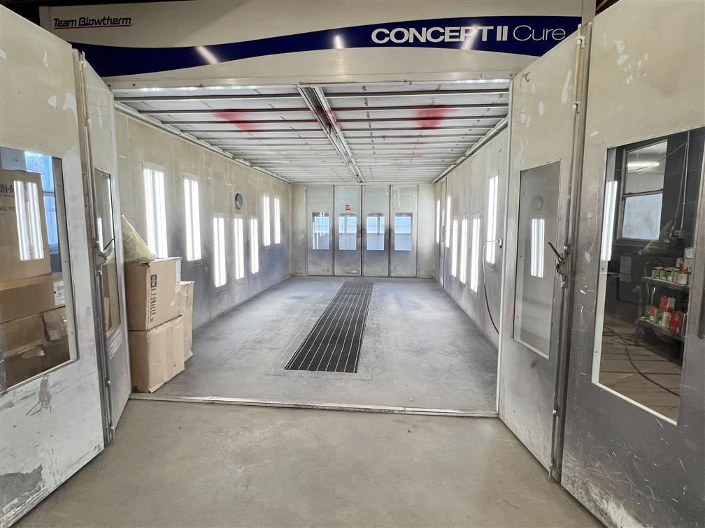 TEAM BLOWTHERM CONCEPT II CURE DRIVE-THRU DOWNDRAFT SPRAY BOOTH