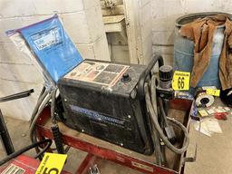 THERMAL DYNAMICS CUTMASTER 38 PLASMA CUTTER W/ CART, WELDING GOGGLES