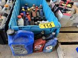 LOT OF ASSORTED MOTOR OIL & TRANSMISSION FLUID