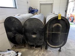 BID PRICE X 3 - (3) 330-GAL. STORAGE TANKS, USED ONLY FOR WASTE OIL