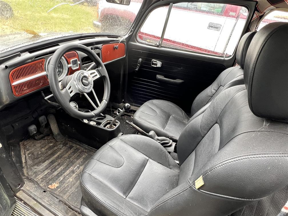 NOT STARTED - 1974 CUSTOM VW BEETLE, '58 RAGTOP SUNROOF, MID 60'S FENDERS, 1641CC DUAL PORT ENGINE