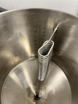 SS BREWTECH BREWMASTER CHRONICAL 1BBL, 41-GAL., CONICAL FERMENTER, CHILLING COIL, NEOPRENE JACKET