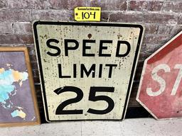 SPEED LIMIT SIGN