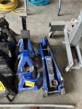 LOT: DURALAST FLOOR JACK & 3-JACK STANDS