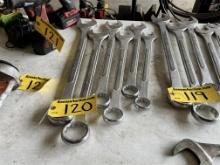 LOT: 6-METRIC COMBINATION WRENCHES 35-50MM