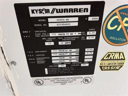 KYSOR-WARREN MODEL IV5V3-4U, 8-FREEZER DOORS, (4', 4') NO COMPRESSOR