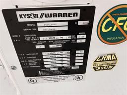 KYSOR-WARREN MODEL IV5V3-4U, 8-FREEZER DOORS, (4', 4') NO COMPRESSOR