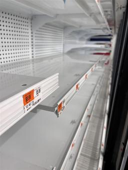 KYSOR-WARREN MODEL IV5V3-4U, 8-FREEZER DOORS, (4', 4') NO COMPRESSOR