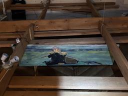 LOT OF ASSORTED PAINTINGS, FRAMING HARDWARE, BLANK CANVASES