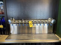 12-TAP MICRO MATIC BEER TOWER PASS THRU, GLYCOL COOLED (CHILLER SOLD SEPARATE)