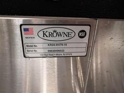 KROWNE KR24-MX70-10 ROYAL SERIES ZERO-STEP COCKTAIL STATION, 70" X 24"