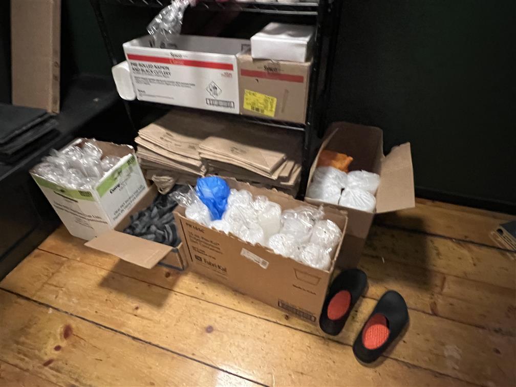 CONTENTS OF STORAGE ROOM: