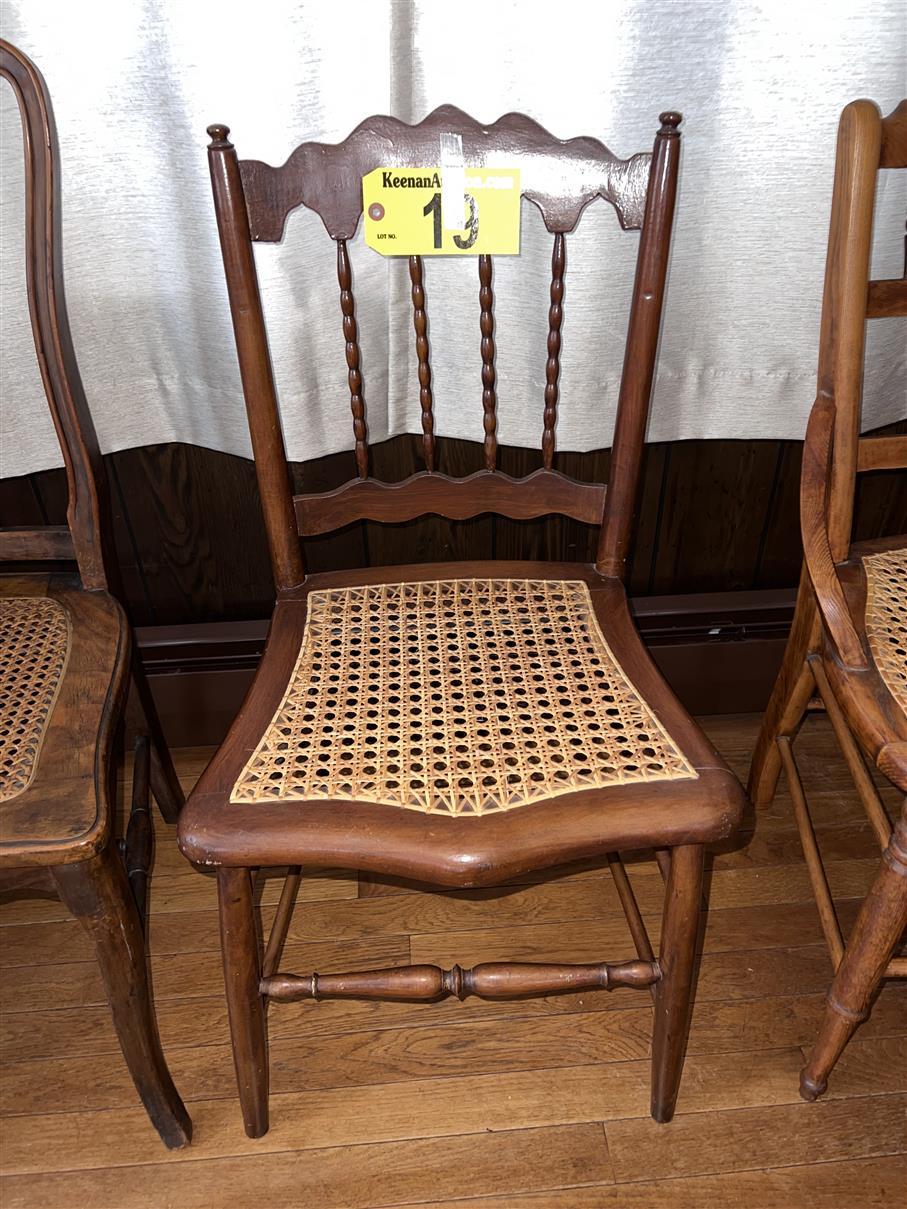 CANE BOTTOM SIDE CHAIR