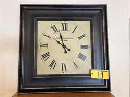 ORLEANS CLOCK CO. 28" X 28" BAR HARBOR CLOCK