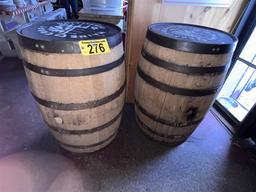 BID PRICE X 2 - (2) MAINE CRAFT DISTILLING WHISKEY BARRELS