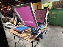 CUSTOM ANTHEM 4-STATION SILK SCREEN PRINTER
