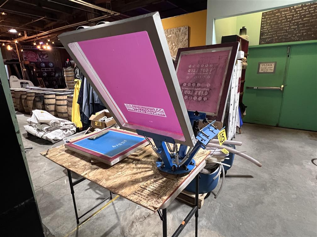 CUSTOM ANTHEM 4-STATION SILK SCREEN PRINTER