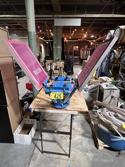 CUSTOM ANTHEM 4-STATION SILK SCREEN PRINTER