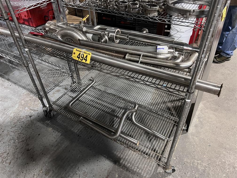 LOT OF ASSORTED S/S PIPING