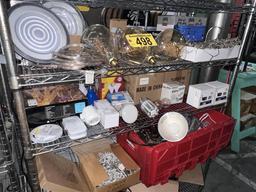 LOT OF ASSORTED LIGHT BULBS, EDISON BULBS, PATIO STRING LIGHTS
