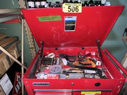 U.S. GENERAL PRO 5-DRAWER PORTABLE TOOL CABINET & CONTENTS: