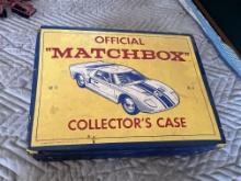 VINTAGE MATCHBOX CARS W/ OFFICAL COLLECTOR'S CASE, 20-PCS