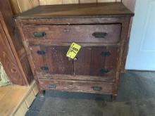 ANTIQUE WASH STAND 31"W X 20"D X 32"H