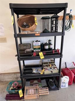 5-SHELF PLASTIC STORAGE RACK