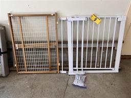 BID PRICE X 2 - (2) PET GATES