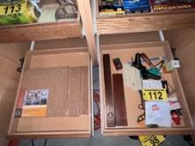 CONTENTS OF 2-DRAWERS:
