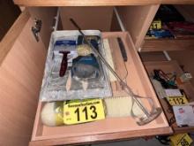 CONTENTS OF 1-DRAWER:
