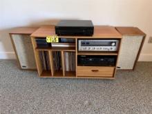 MEDIA CABINET & CONTENTS: