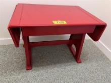 58" X 28" DROP-LEAF TABLE