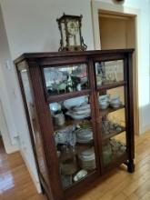 2-DOOR CHINA CABINET, 44"W X 19"D X 59"H