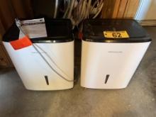 BID PRICE X 2 - (2) FRIGIDAIRE PORTABLE DEHUMIDIFIERS