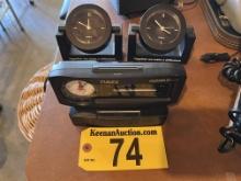 LOT OF 3-ASSORTED CLOCKS: