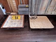 BID PRICE X 2 - (2) SERVING/APPETIZER TRAYS