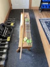 LONGBOW, 45LB. DRAW, 6-ARROWS, 72"