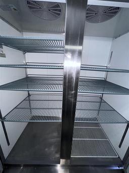 AVANTCO MODEL 178A49RHC S/S 2-DOOR REFRIGERATOR