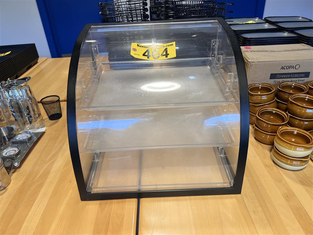 3-SHELF PASTRY CABINET W/ SCOOP