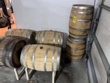 BID PRICE X 5 - (5) BARREL MILL WHISKEY BARRELS