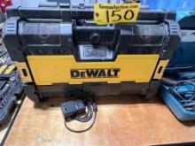 DEWALT TOUGHSYSTEM PORTABLE RADIO/ DIGITAL MUSIC PLAYER