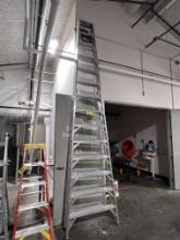 WERNER 14' ALUMINUM STEP LADDER