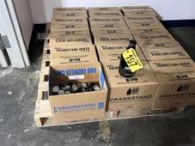 LOT: 14-CASES OF 32oz. BROWN GLASS GROWLERS W/ CAPS (12-PER CASE)